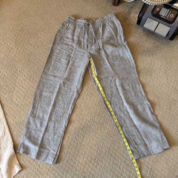 NWT: Athleta Retreat Linen High Rise Wide Leg Pant - Small - Picture 1 of 5